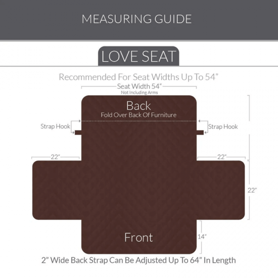 Dehnbare Ultraschall-Loveseat-Sofabezüge für zwei Sitzer